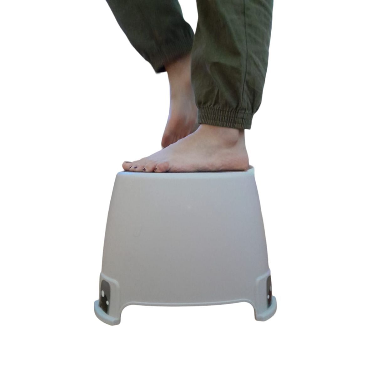 GENERICO - Taburete 2 escalones antideslizante portátil para ir al baño