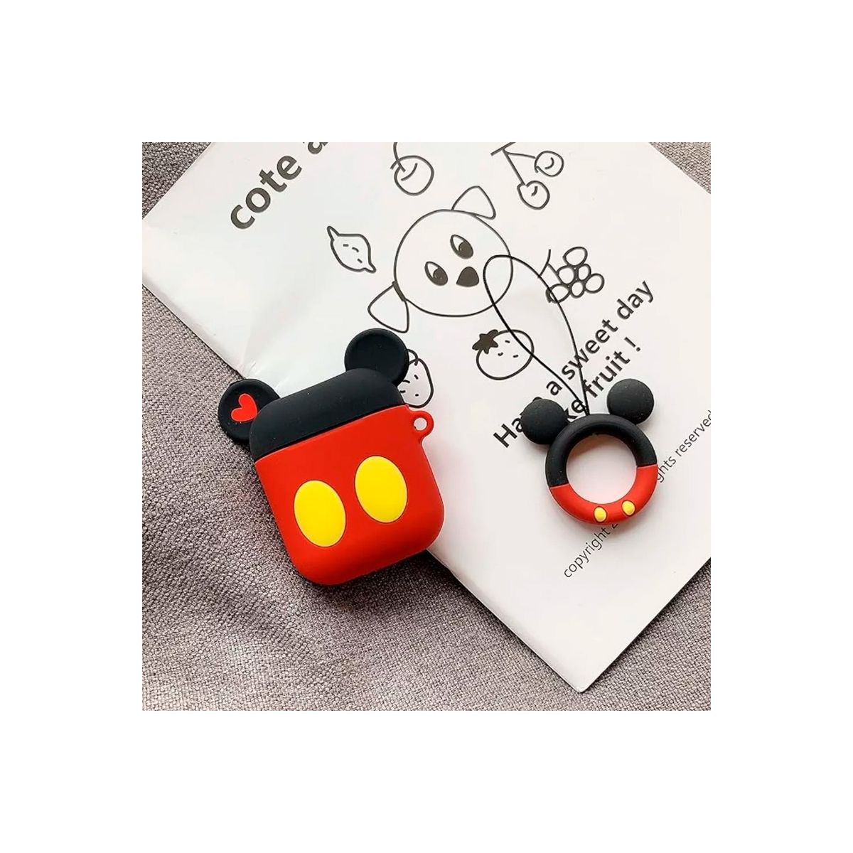 GENERICO - Funda Para AirPods 3 Gen Muchos Modelos + Accesorios 6 En 1