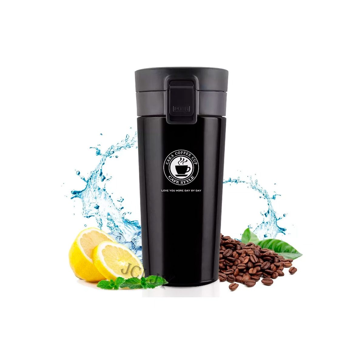 GENERICO - Taza De Café De Acero Inoxidable Taza De Agua Caliente 380ml