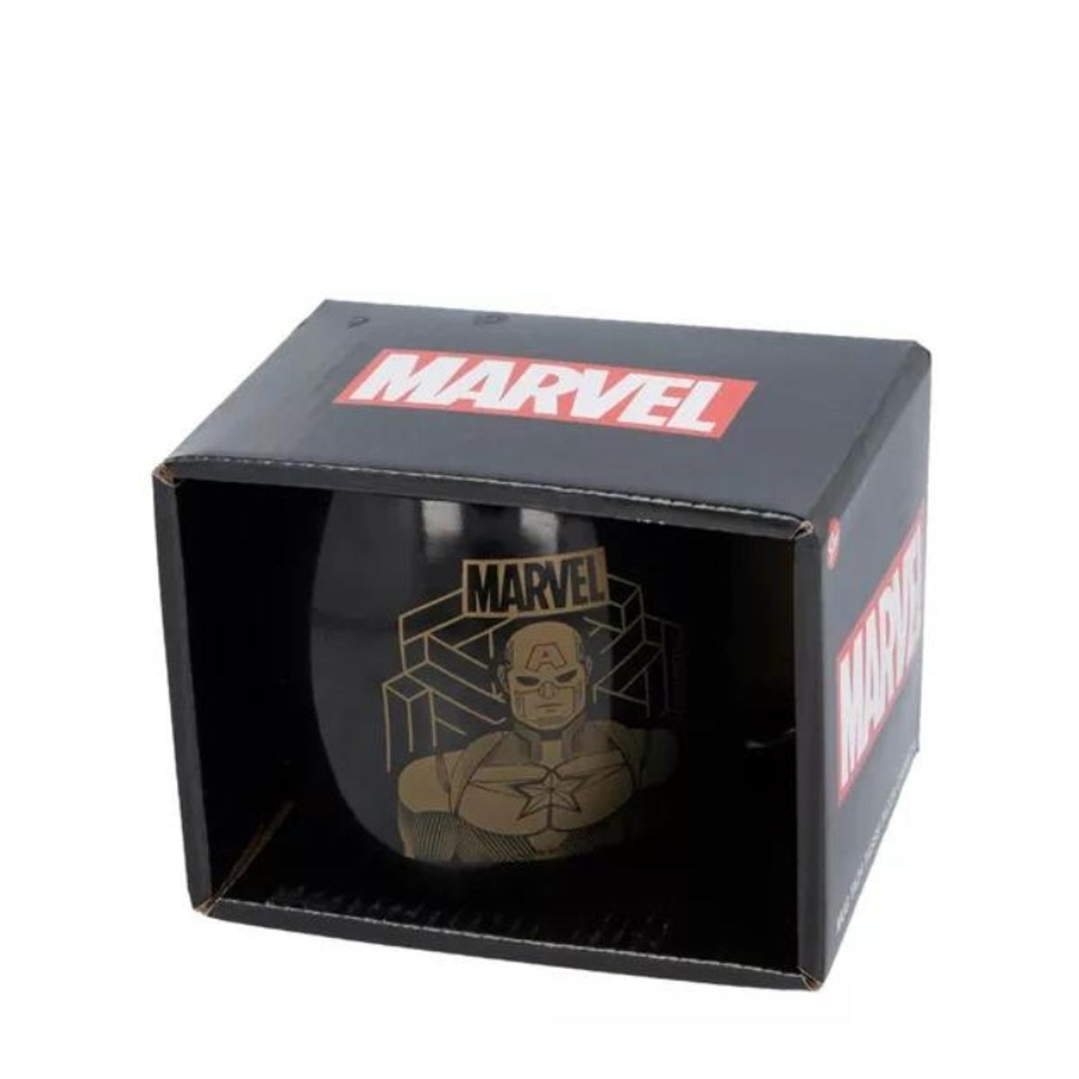 GENERICO - Tazon Redondo Cerámica Marvel 380 Ml