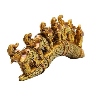 Imagen 2 del producto Familia de Elefantes en Colmillo Poliresina