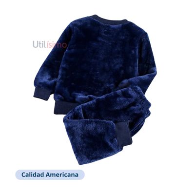 Imagen 2 del producto Set Invierno 2 Piezas Buzo Niño Oso Bojw Azul Oscuro