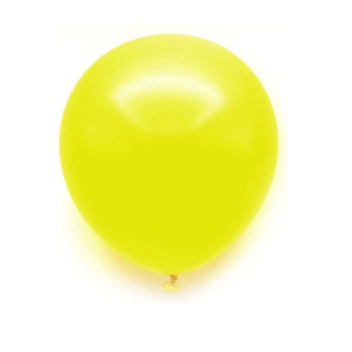 GENERICO - Globos De Látex 23cm 12pcs De Color Amarillo
