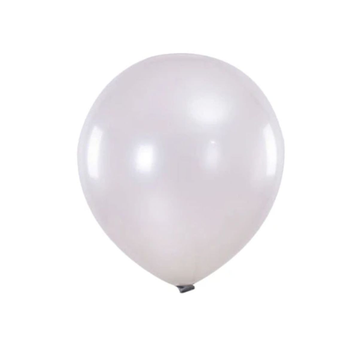 GENERICO - Globos De Látex De 23cm 12pcs De Color Plateado