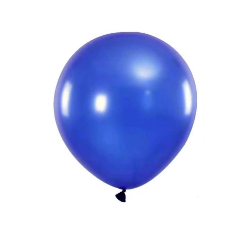 GENERICO - Globos De Látex De 23cm 12pcs De Color Azul Brillante