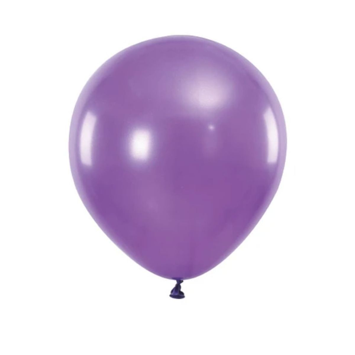 GENERICO - Globos De Látex 23cm 12pcs De Color Morado Oscuro Brillante