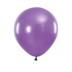 GENERICO - Globos De Látex 23cm 12pcs De Color Morado Oscuro Brillante