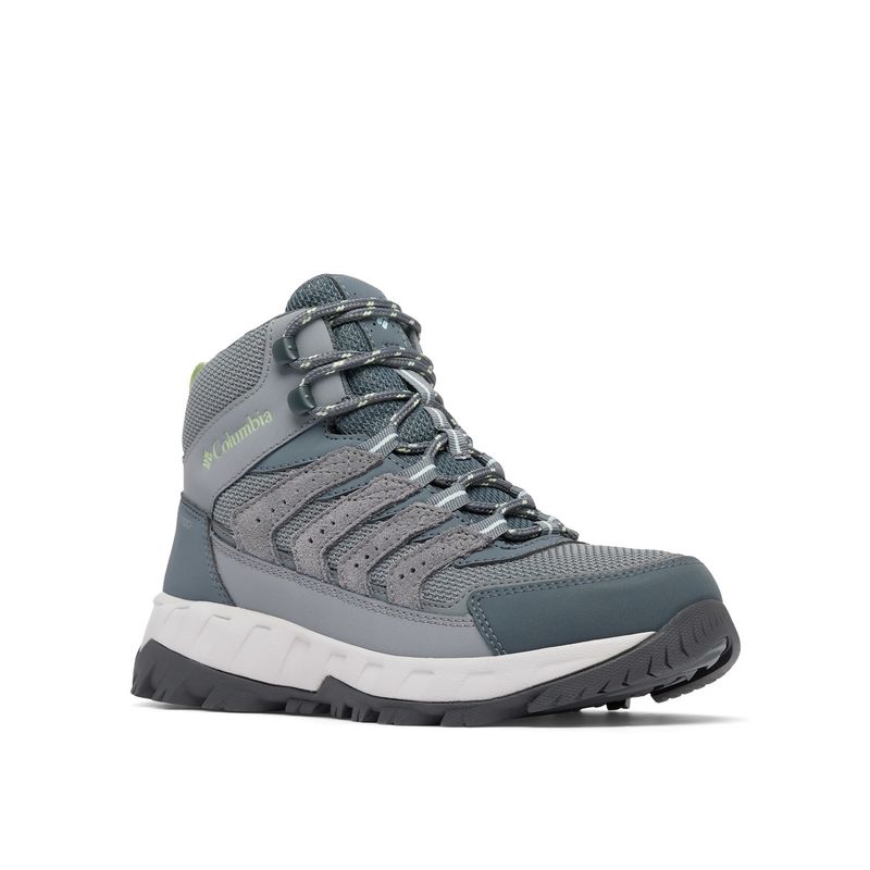 COLUMBIA - Botín Mujer Strata Trail Mid Wp Gris COLUMBIA