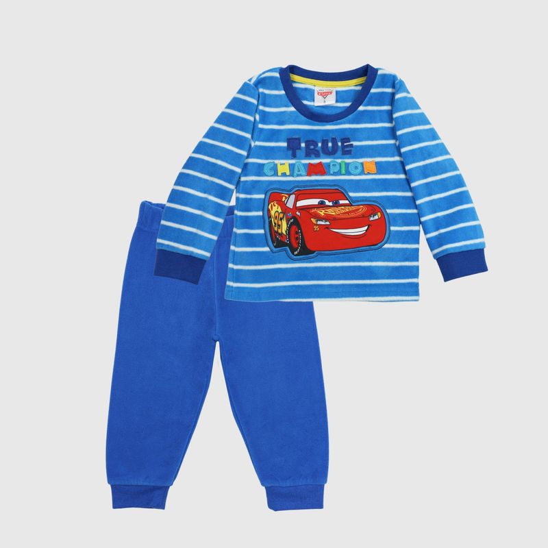 DISNEY - Pijama Niño Azul Rayo Mcqueen Cars
