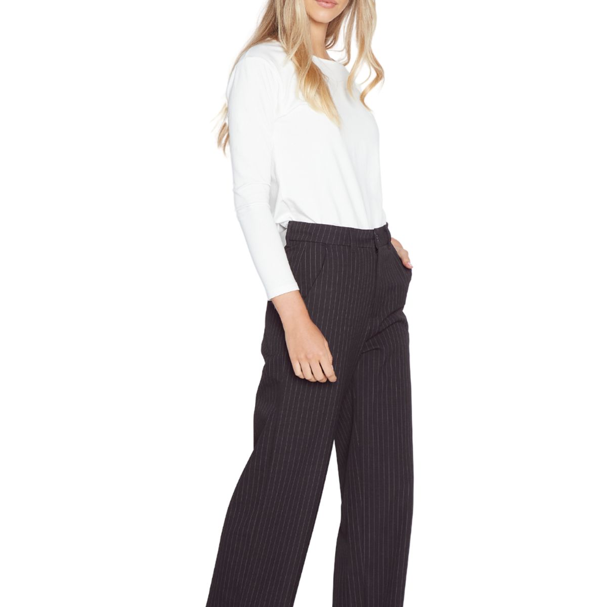 JACINTA TIENDA - Pantalón Owen rayas gris Jacinta Tienda