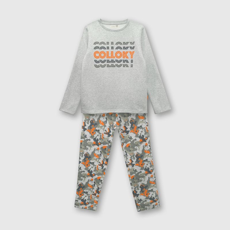COLLOKY - Pijama Niño Gris 52929 Colloky