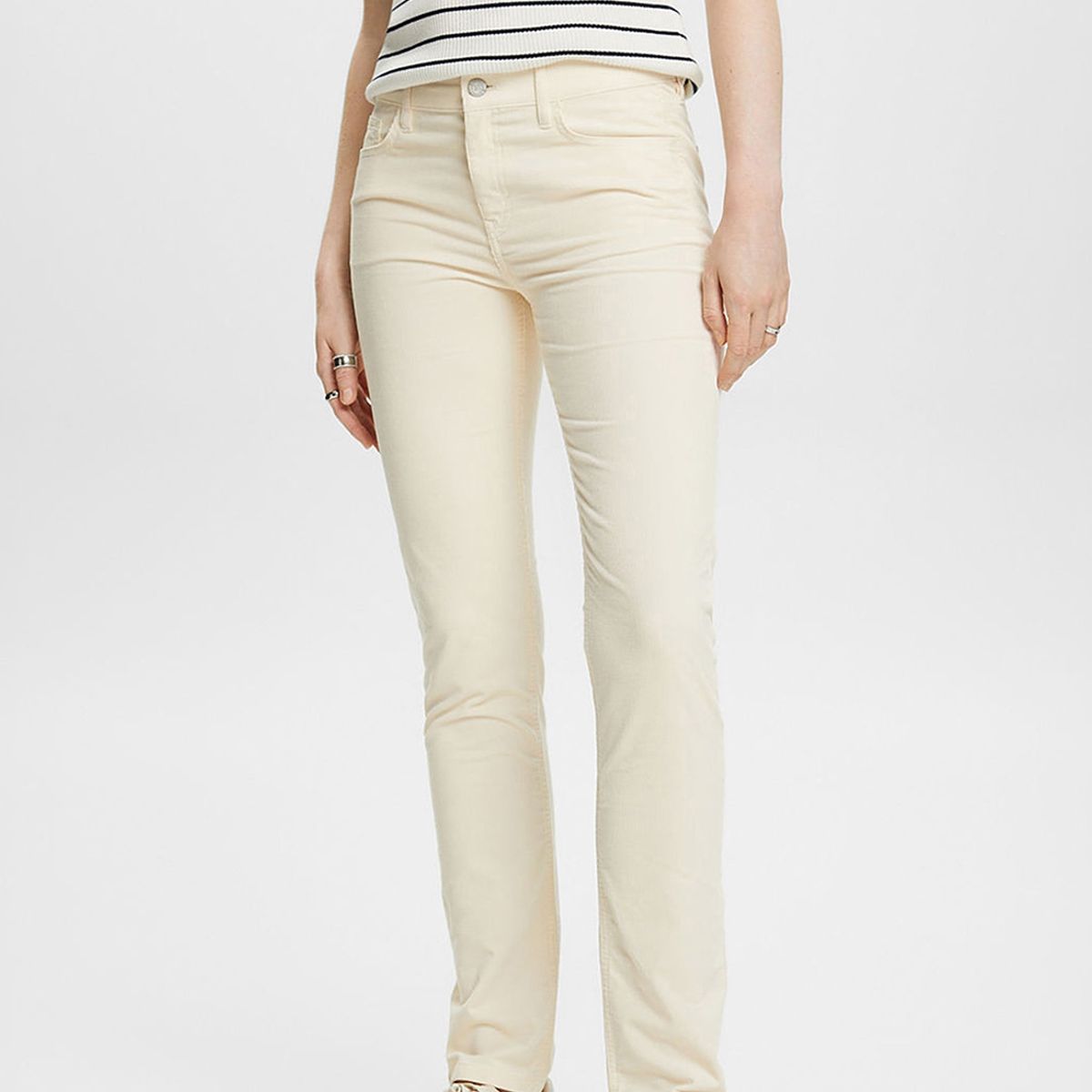 ESPRIT - Pantalón De Pana De Tiro Medio Mujer Esprit ESPRIT