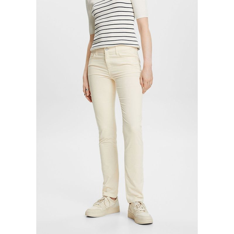 ESPRIT - Pantalón De Pana De Tiro Medio Mujer Esprit ESPRIT