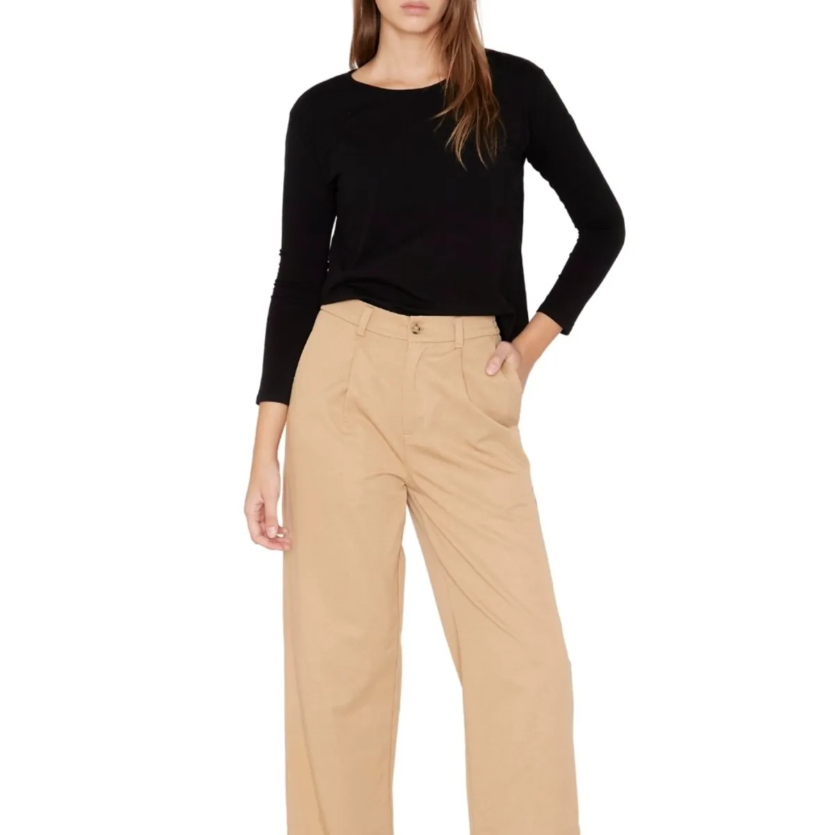 JACINTA TIENDA - Pantalón Sastre camel Jacinta Tienda