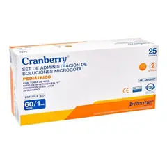 CRANBERRY - Bajada De Suero Microgota 60gotas/1ml 25 Unidades