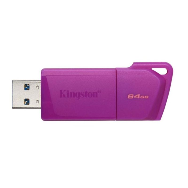 KINGSTON - Memoria Flash USB - 64 GB - USB 3.2 Gen 1 - NEON Purple