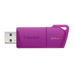 KINGSTON - Memoria Flash USB - 64 GB - USB 3.2 Gen 1 - NEON Purple