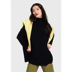 ESPRIT - Sweater Con Mangas Murciélago Y Cuello Alto Mujer