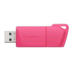 KINGSTON - Memoria Flash USB - 64 GB - USB 3.2 Gen 1 - NEON PINK