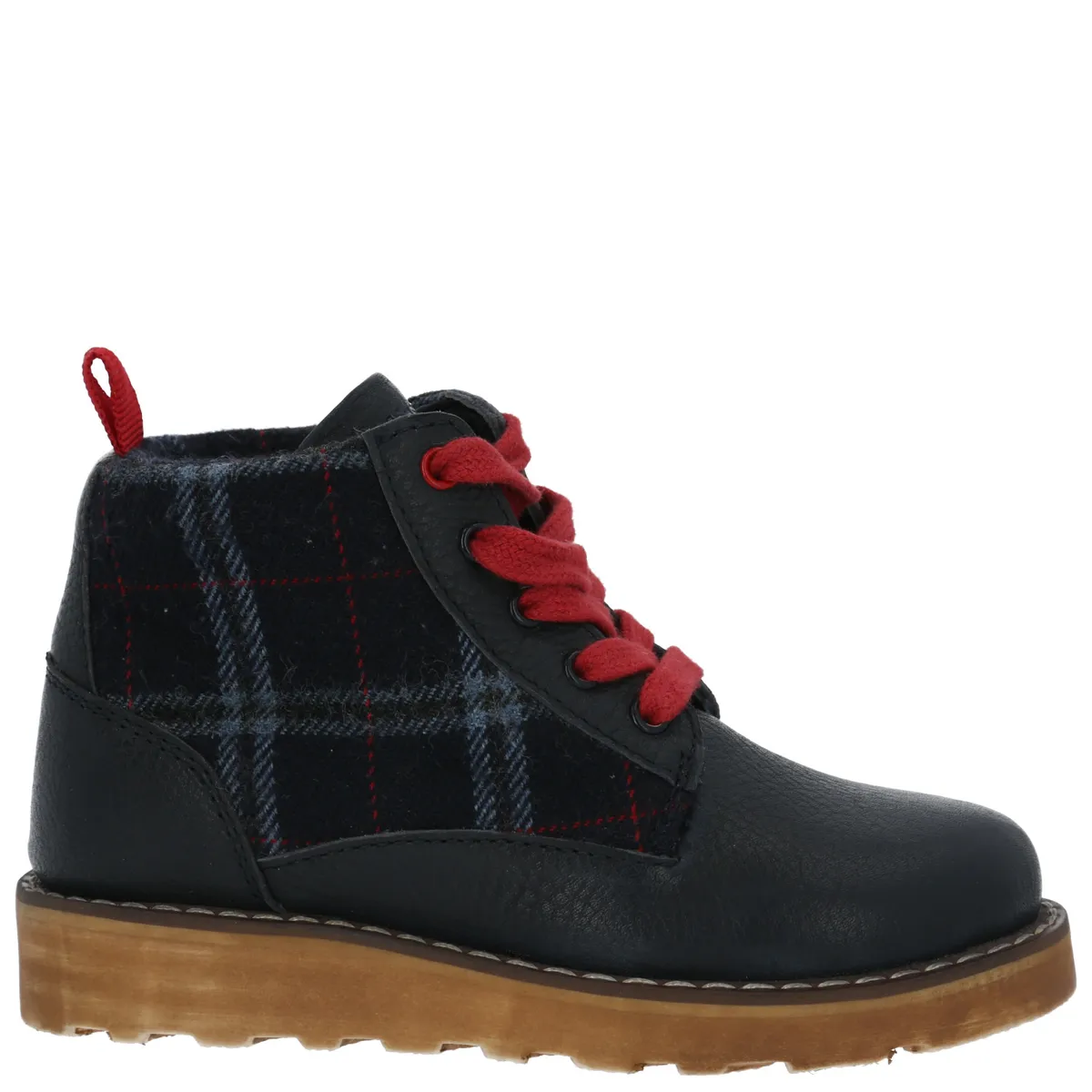 HUSH PUPPIES - Botín Cuero Niño Fallbroke Café HUSH PUPPIES