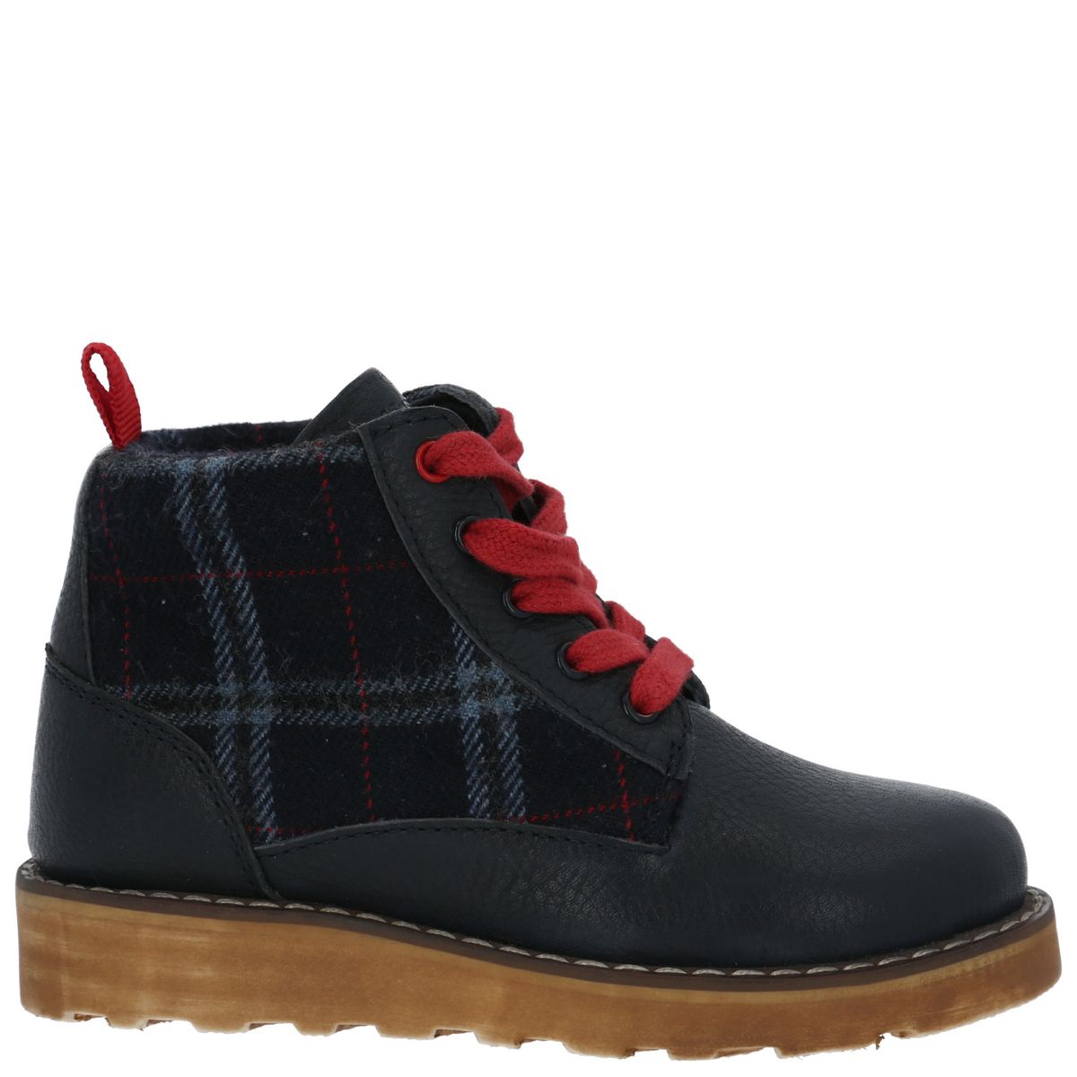 HUSH PUPPIES - Botín Cuero Niño Fallbroke Café HUSH PUPPIES