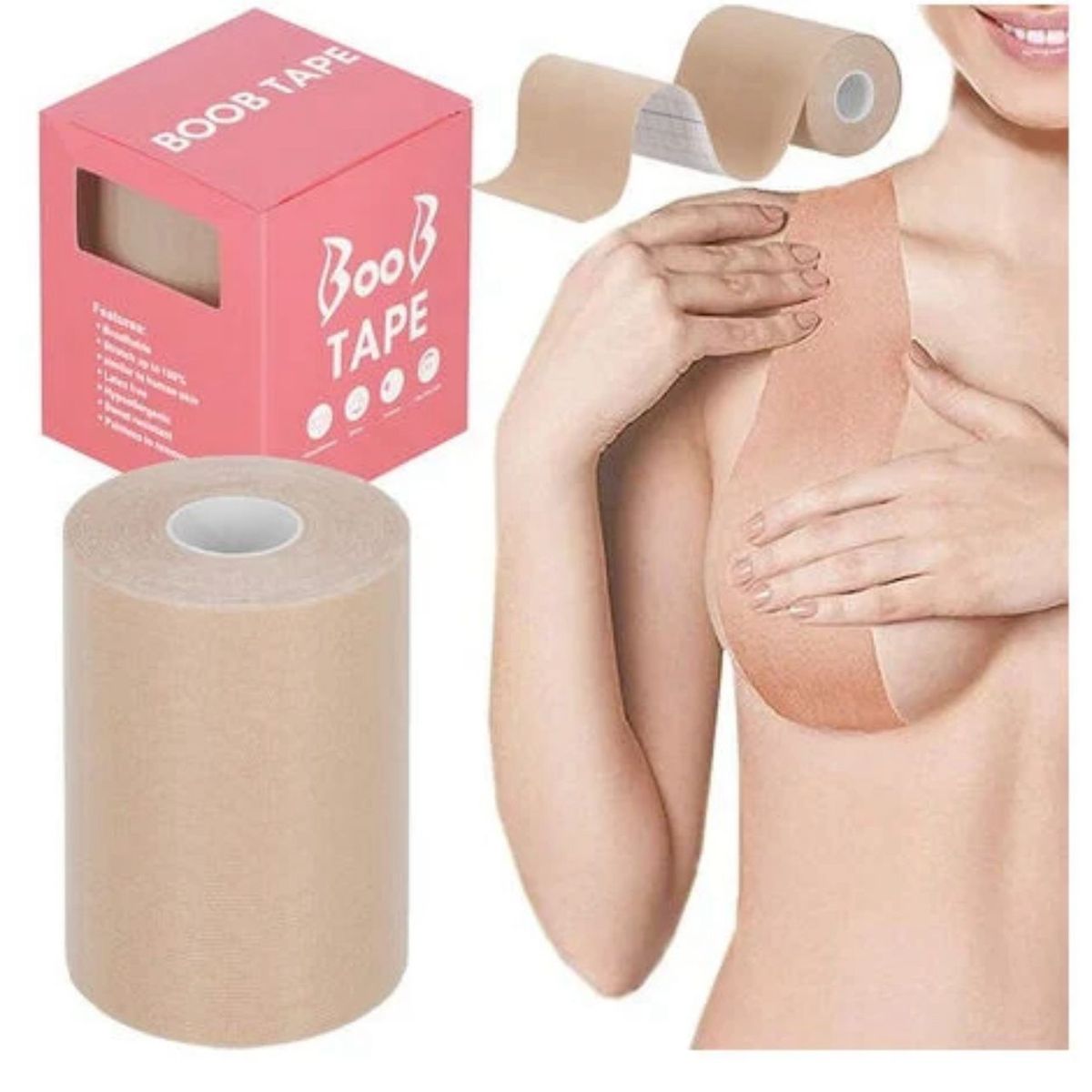 GENERICO - Boob Tape Cinta Levanta Busto Body Tape