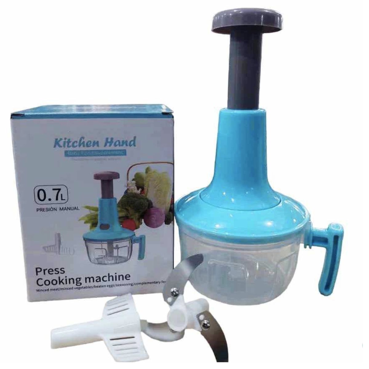 GENERICO - Picador Manual De Alimentos Picatodo Procesadora De Verduras