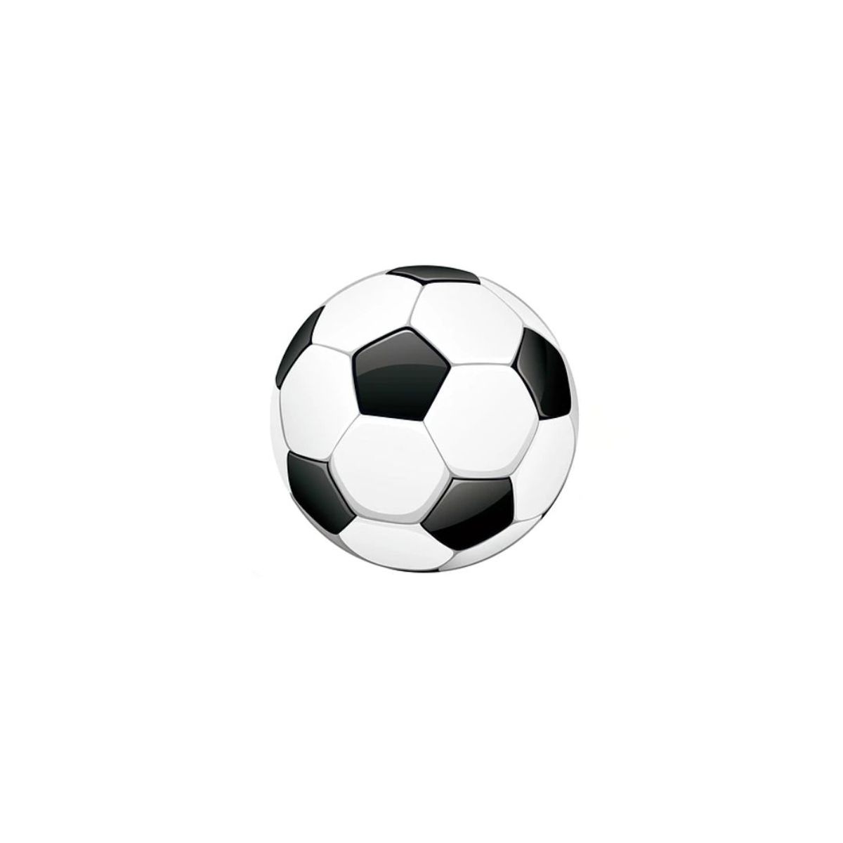 GENERICO - Plato De Cartón Balón De Futbol 6pcs 18cm