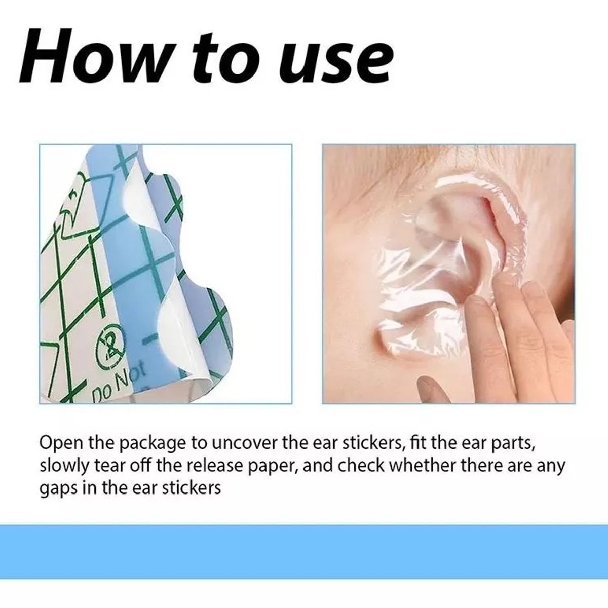 GENERICO - Parches Impermeables Oídos Para Niños Piscina Y Baño X 30