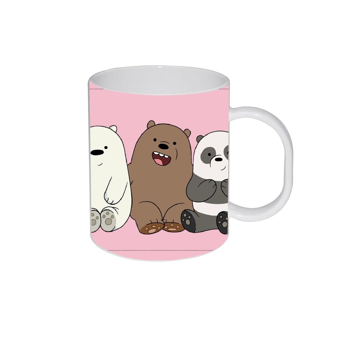 ORCA - Tazón Mug Osos Escandalosos Bare Bears 300 Ml Natural