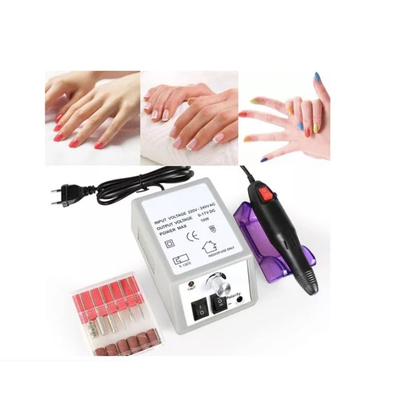 GENERICO - Set Torno Profesional Para Uñas Acrílicas Manicure Pedicure