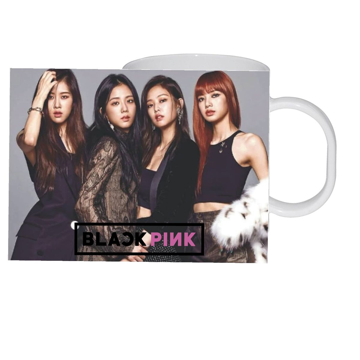 ORCA - Tazón Mug  BLACK PINK  GRUPO KPOP KOREA  Natural