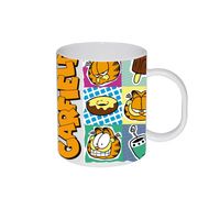 Tazón Mug Gato Garfield, gato perezoso, comic vintage  Natural
