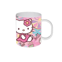 ORCA - Tazón Mug HELLO KITTY AMIGOS KAWAI CUTE COMIC   Natural