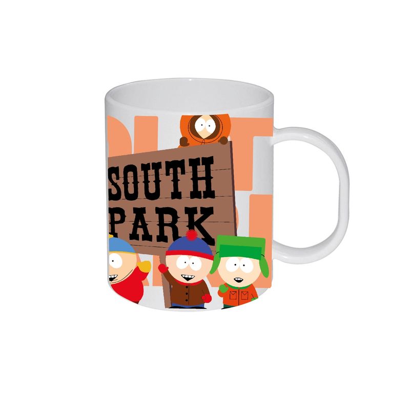 ORCA - Tazón Mug   SOUTH PARK SERIE Stan, Kyle, Kenny y Cartman  Natural