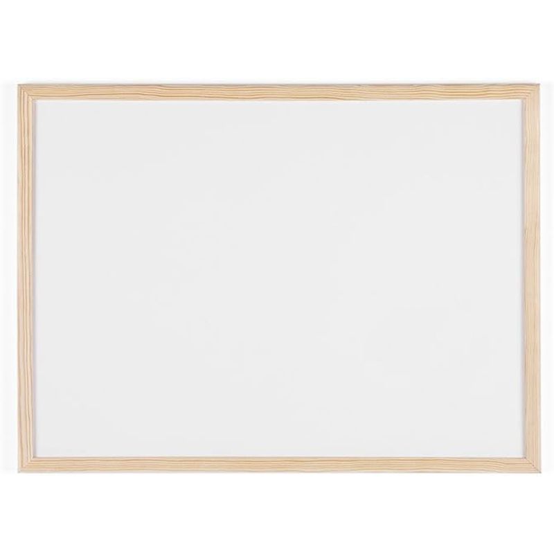 GENERICO - Pizarra Acrílica Blanca 30x40 Cm Con Marco De Madera Pared