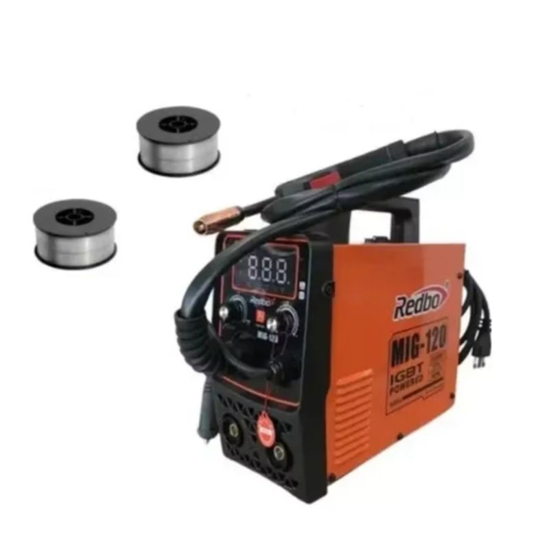 GENERICO - Soldadora 3 en 1 MMA TIG MIG sin Gas y con Gas + 2 Carretes Alambre