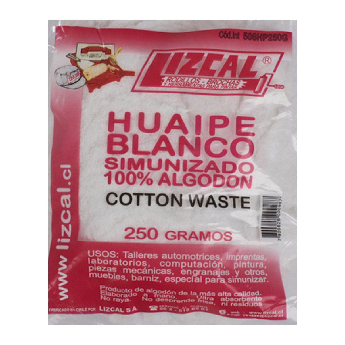 GENERICO - HUAIPE SEDA MEC. BLANCO 250GR