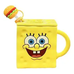 GENERICO - Tazón 3D cerámica Bob Esponja Pantalones Cuadrados