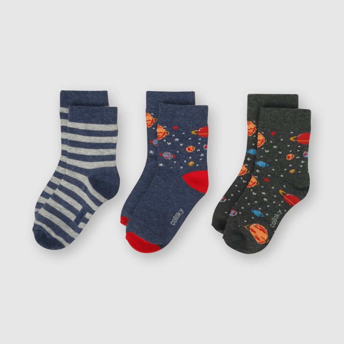 COLLOKY - Calcetin 3/4 Niño Azul 52891 Colloky