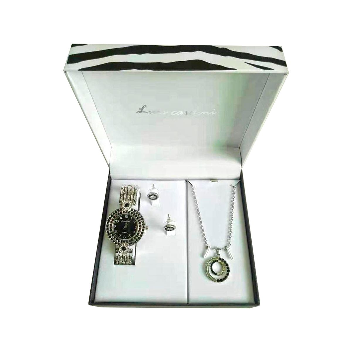 LUIS CARDINI - Set Reloj y accesorios Luis Cardini- LC-04SET-LC-04