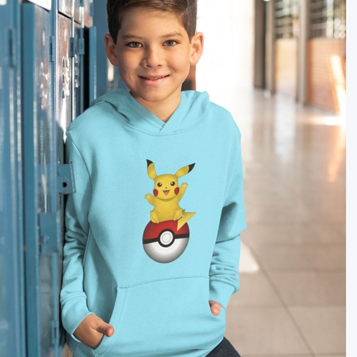 GENERICO - Polerón Niña Niño Pokebolaa Pikachuu