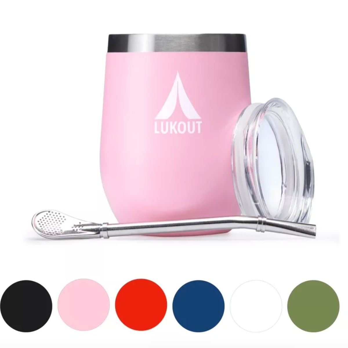 GENERICO - Mate Lukout 350 Ml + Bombilla Mate