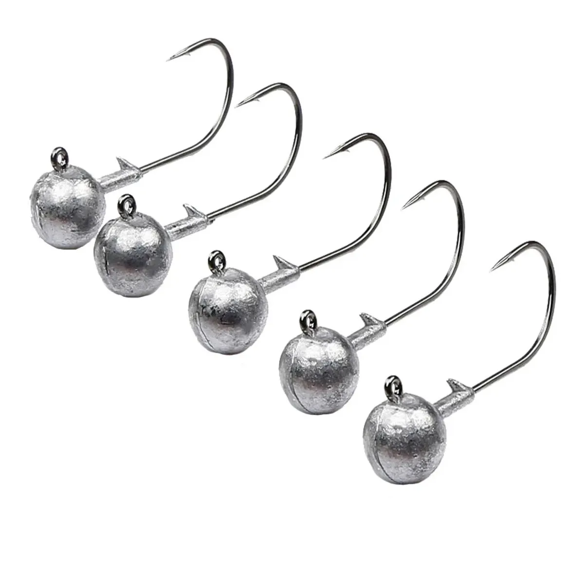 GENERICO - Anzuelos Cabeza Plomada 10g vinilos Pesca 5pcs