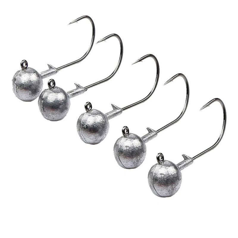 GENERICO - Anzuelos Cabeza Plomada 10g vinilos Pesca 5pcs