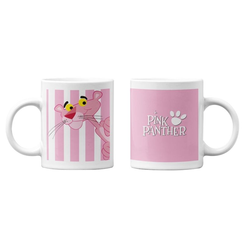 SM - Tazones Tazas blancas Pantera Rosa Clasico Animación SM