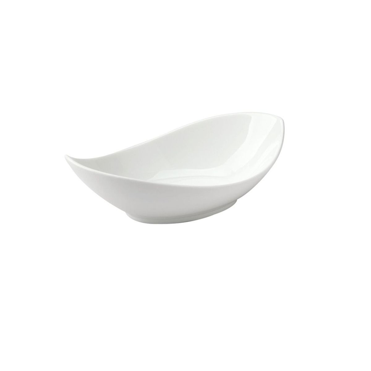 IMAHE - Set 2 Bowl Oval Twist Porcelana 21 Cm IMAHE