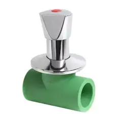 GENERICO - Llave De Paso Ppr Campana Cromada 32mm