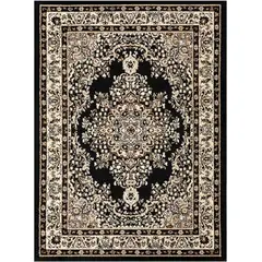 MROTTO - ALFODIA Alfombra Turca Negro 200 x 290 cm