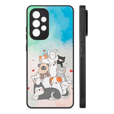 Carcasia Carcasa Compatible Con Samsung A33 Diseño 137